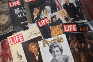 lot 3867 image: Vintage 1960s Life Magazines & More