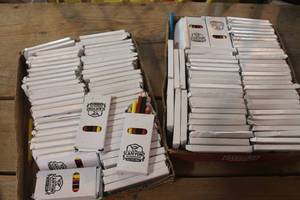 lot 3874 image: 2 Flats of Colored Pencils