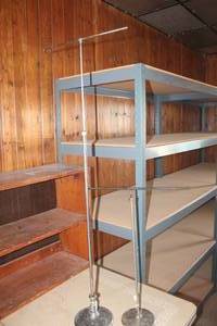 lot 3892 image: Vintage Store Display Metal Stands