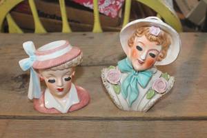 lot 3909 image: Made in Japan Vintage Head Vases