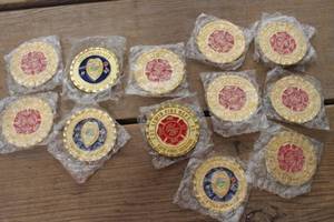 lot 3936 image: NIP Lewis Police and Fire Department Medals