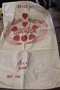 lot 3951 image: Vintage 1969 Flour Sack