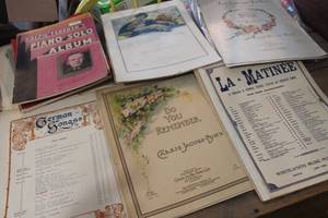 lot 3997 image: Large Lot of Antique Sheet Music