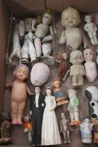 lot 4026 image: Antique Bisque Babies and More