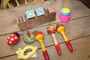 lot 4030 image: Antique Noise Makers and More