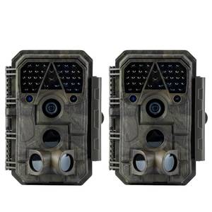 2 Pack (Non-Cellular, Non-WiFi) Trail Camera P70, 64MP 1296p, No-Glow IR Night Vision, Motion Activated, Waterproof, Game Camera - Retail: $84