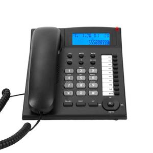 lot 29097 image: Landline Phones For Home & Office, Corded Phone With Backlit Caller Id Display, Speakerphone, Speed Dial, And Mute Function, Adjustable Ringer, Speaker, Handset Volume, Telephone Landline Phones- 3 YR - Retail $29