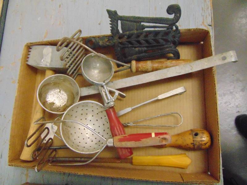 lot 1857 image: Vintage Kitchen Utensils