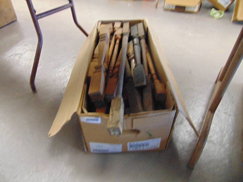 lot 1869 image: 46 Asstd Wood Spindles