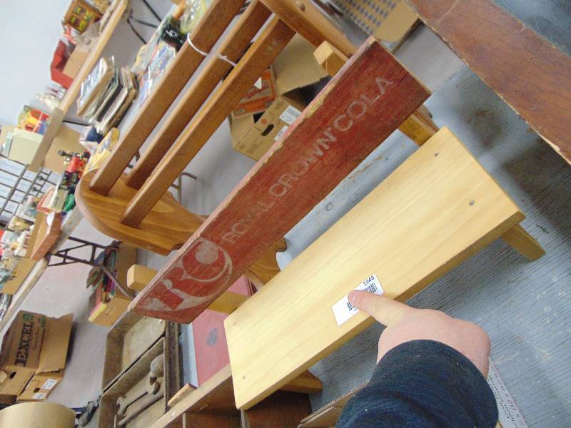 lot 1948 image: RC Bench & Baby Quilt Rack