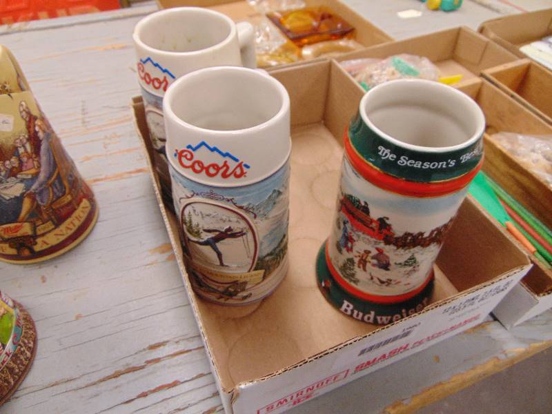 lot 1980 image: Asstd Beer Steins