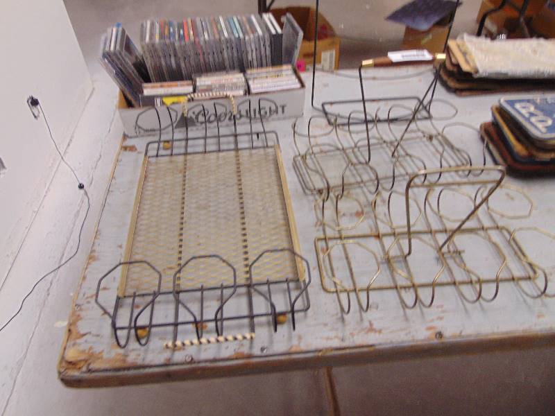 lot 1899 image: Vintage Wire Racks