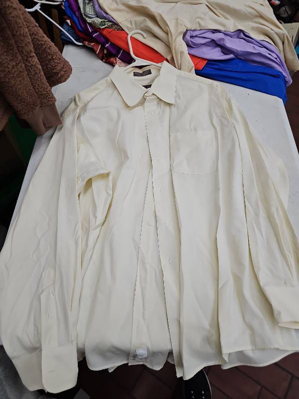 lot 63396 image: Claybrooke Stain-Repellent White Dress Shirt
