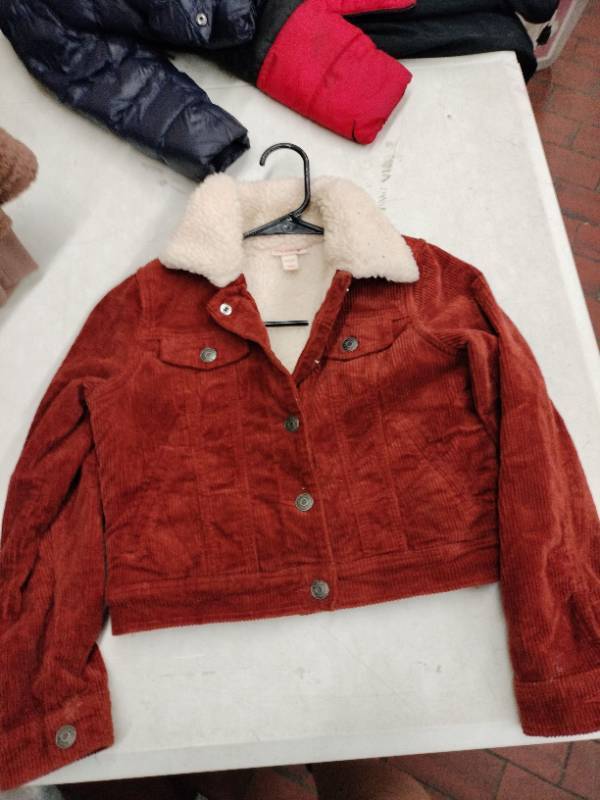 lot 63445 image: Cat & Jack girls rust red corduroy jacket