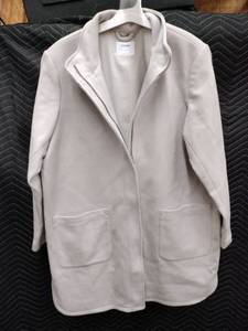 lot 33956 image: Old Navy Oversized Soft-Brushed Funnel-Neck Patch-Pocket Coat
