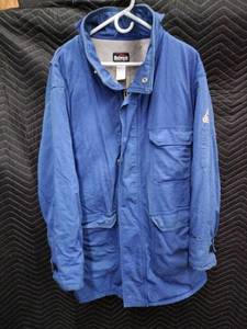 lot 33959 image: royal blue Bulwark Protective Apparel flame-resistant (FR) insulated heavyweight parka - XL
