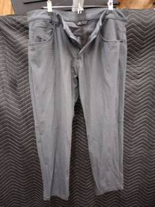 lot 63471 image: Zeroxsposur dark gray mens technical stretch casual trousers 36x30