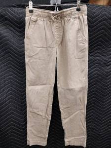 lot 63474 image: Wonder Nation khaki pull-on chino pants (10-12)