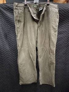 lot 63486 image: Eddie Bauer khaki cotton canvas utilitywork pants - 38x30