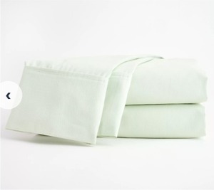 lot 3020 image: Northern Nights 300TC 100% Egyptian Cotton Queen Sheet Set, Pearl