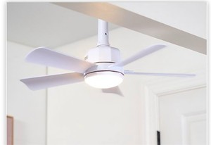lot 3046 image: Cascade Pro 2-in-1 Socket 19 Ceiling Fan & LED Light