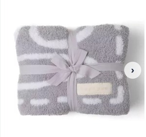 lot 3062 image: Barefoot Dreams CozyChic CIP Hope for Peace Throw