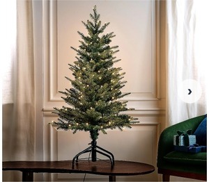 lot 3071 image: Bethlehem Lights 3.5 IndoorOutdoor Mini Tree w 4-in-1 LEDs