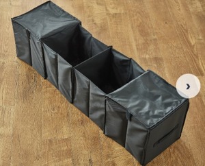 lot 3080 image: Garage21 4-Part Car Organizer, Black