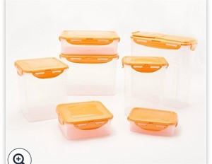 lot 3097 image: $65 Stackable Multi-Purpose Storage Set CLEAR