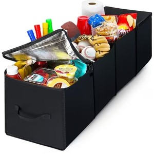 lot 3118 image: Car Trunk Organizer Interior Accessory, 4-Pocket, Insulated