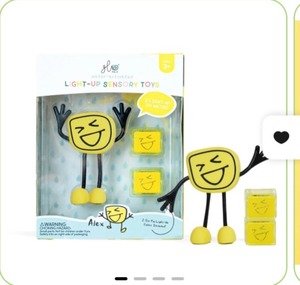 lot 3219 image: Alex - Glo Pals Character with Extra Character
