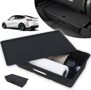 lot 3227 image: $51 Tesla Model Y Under Seat Storage Organizer set of 2