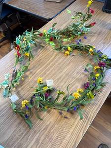 lot 3236 image: 24 foot artificial floral swags each priced at $30
