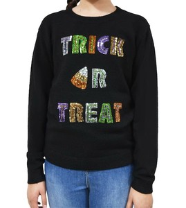 lot 3256 image: 66x sequin trick or treat sweater