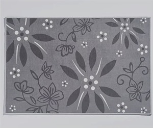 lot 3261 image: Temp-tations 2x3 Washable Nonslip Kitchen Mat, Gray