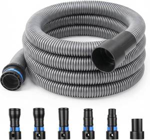 lot 21963 image: 16FT Shop Vac Hose Extension,Commercial Dust Collection Hose Kit