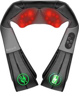 lot 21964 image: Nekteck Shiatsu Neck Massager with Heat, 2026 Upgraded Cordless Massage