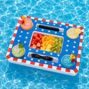 lot 21985 image: 4th of July Floating Drink Holder for Pool Independence Day Party Decor