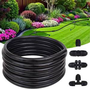 lot 22022 image: Inntop 40ft 12 Drip Irrigation Tubing Extension Hose with Quick Connectors