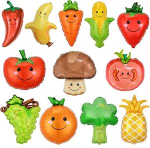 lot 22030 image: 12Pcs Summer Fruit Balloon for Birthday Party Decorations Balloons