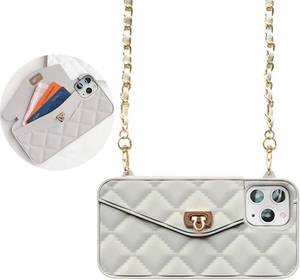 lot 22033 image: UnnFiko Wallet Case for iPhone 14 Pro - Purse Pouch, Soft Silicone, Gray