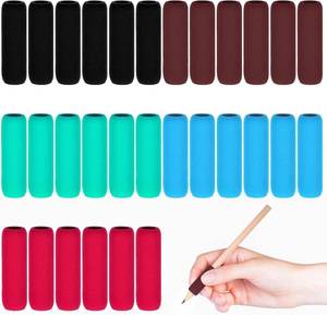 lot 22039 image: Psyqtsuary 30 Pcs Pencil Grippers Pencil Holders Soft Cushion Grippers