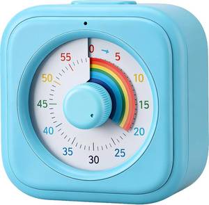 lot 22041 image: Rainbow Visual Timer for Kids, 60 Minute Silent Countdown Clock