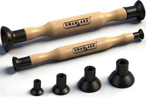 lot 22057 image: SWANLAKE Valve Lapper Set With 4 Suction Plates