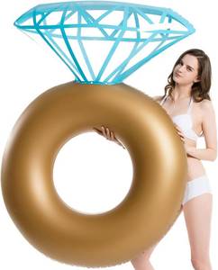 lot 22071 image: Jasonwell Inflatable Diamond Ring Pool Float for Adults