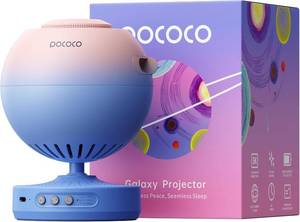 lot 22097 image: POCOCO Galaxy Star Projector, Rechargeable, with 5K Discs, 2 Megapixel Lens