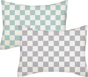 lot 22195 image: ALVABABY Toddler Pillowcases 2 Pack, Soft, Fits 13x18 or 12x16 Envelope