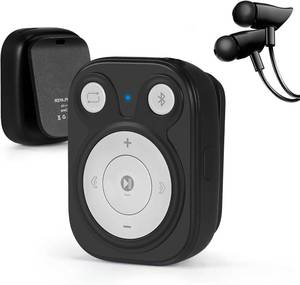 lot 22206 image: 64GB Mini MP3 Player with Bluetooth 5.3 & Clip for Sports, Black