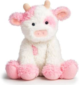 lot 22217 image: Hopearl Plush Cow Toy - Dairy Cattle Stuffed Animal, 9