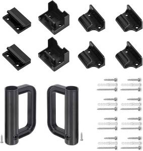 lot 22218 image: GRENFU Retractable Baby Gate Replacement Hardware, Brackets & Latches A32